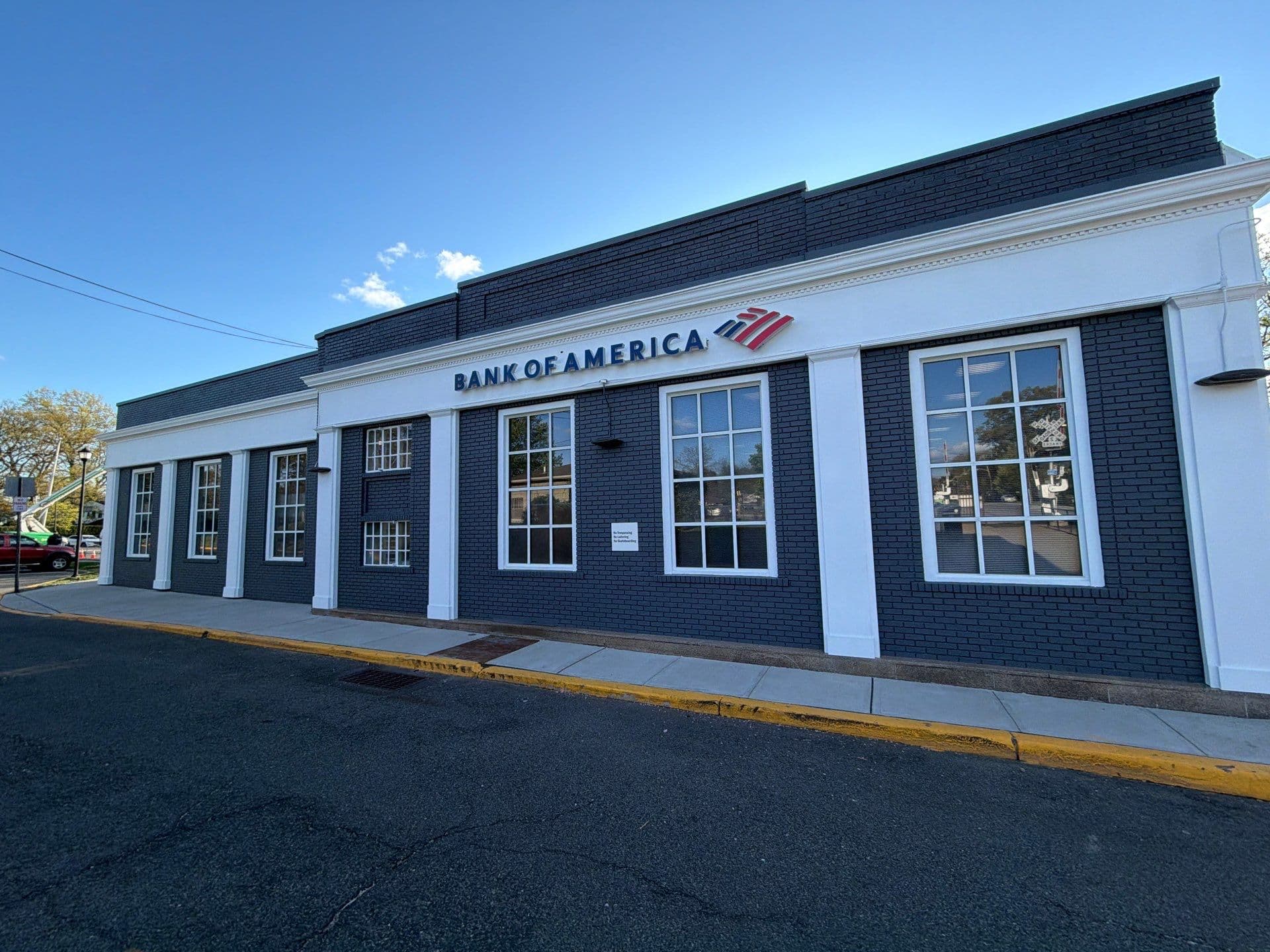 Completed Bank of America branch renovation — Glen Rock, NJ